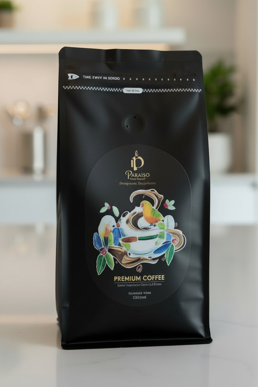 Paraiso Coffee Beans - Medium Roast Premium Ground Coffee