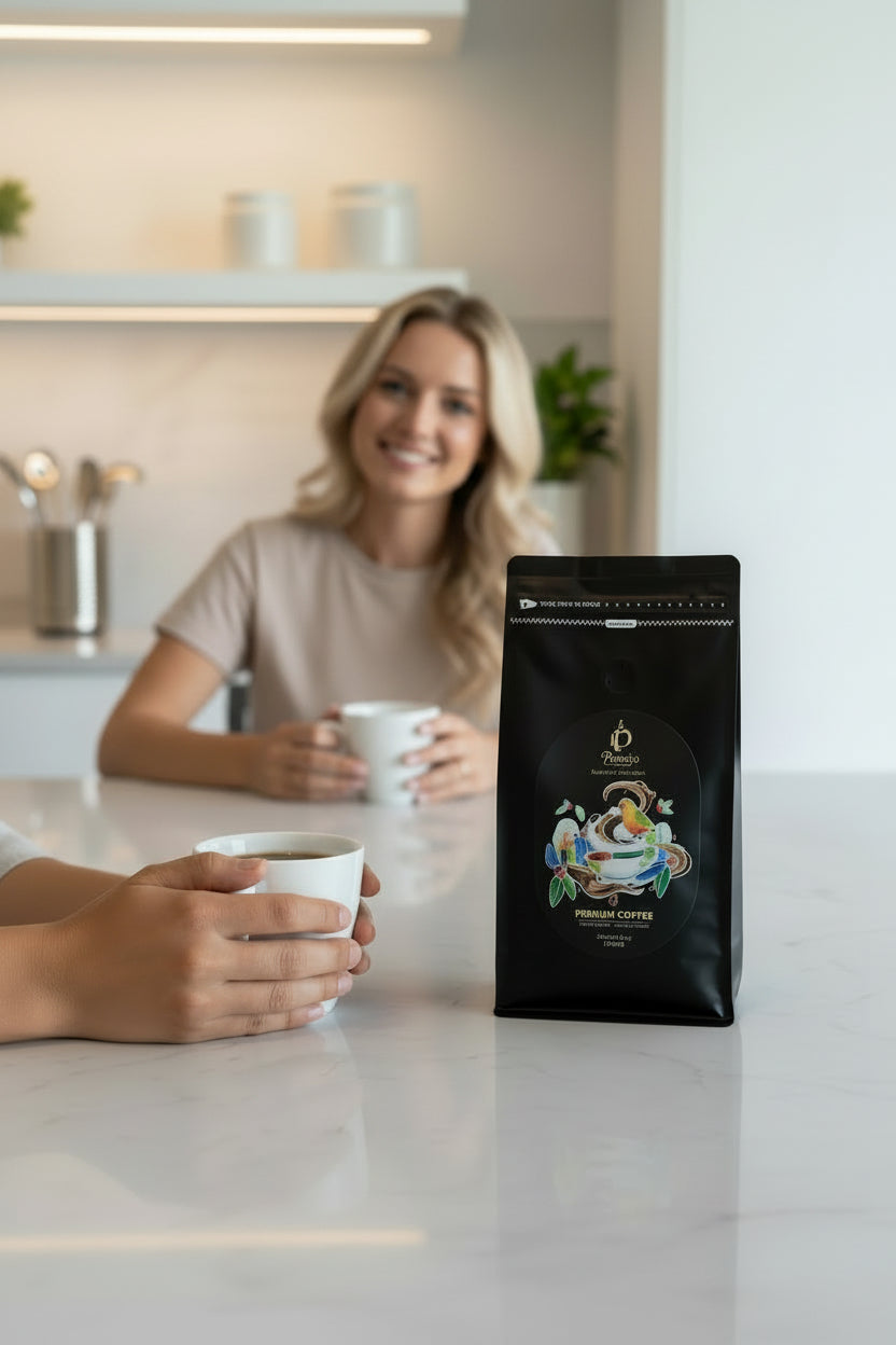 Paraiso Coffee Beans - Medium Roast Premium Ground Coffee